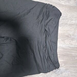 Pink Ultimate Black Leggings with Crossed Front